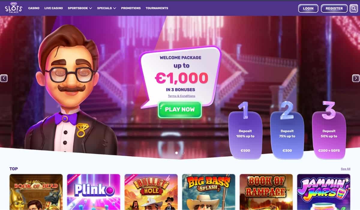 slotspalace casino recenzia