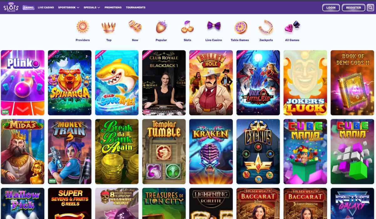 slotspalace casino recenzia