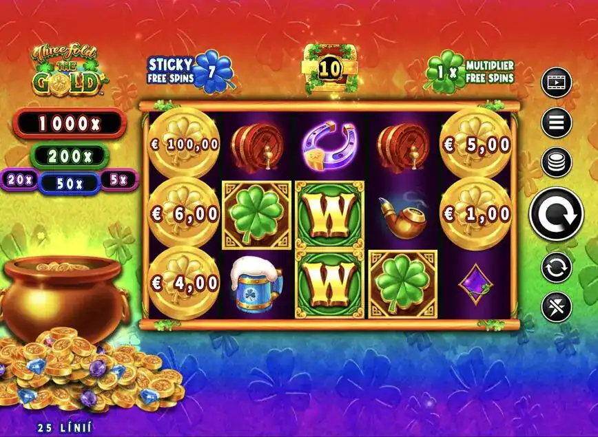 Online vyherny automat Threefold the Gold slot