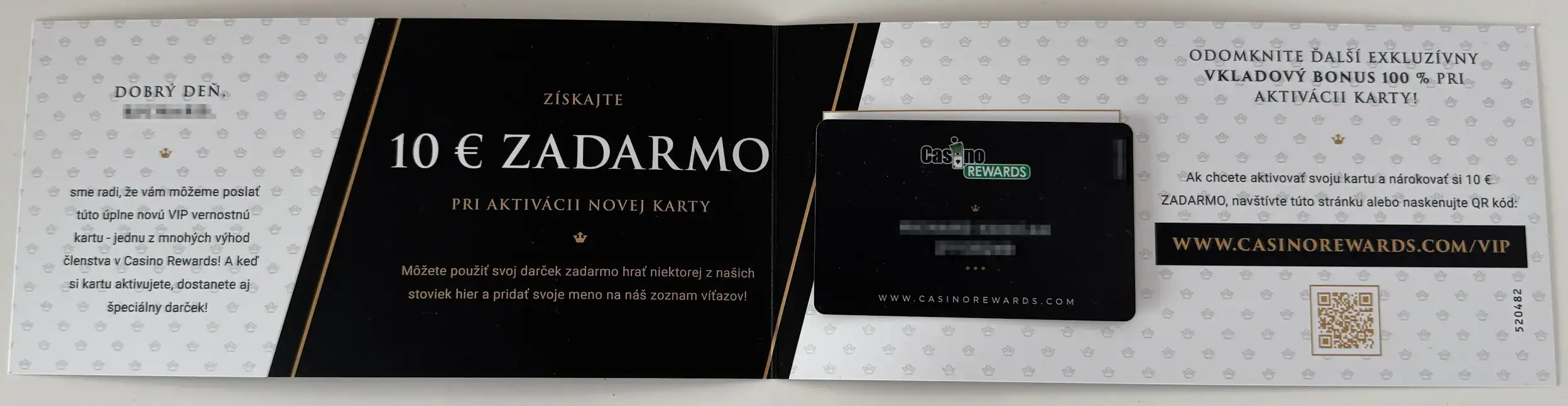 Casino Rewards aktivacia VIP karty Casino Rewards aktivacia VIP karty
