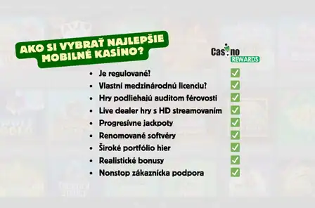 bezpecne mobilne kasino